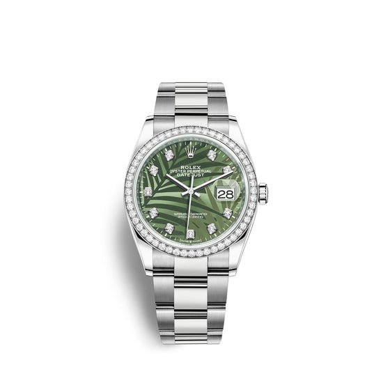 Rolex Replica Watch Datejust 36mm, Oystersteel and 18k White Gold, 126284rbr-0048