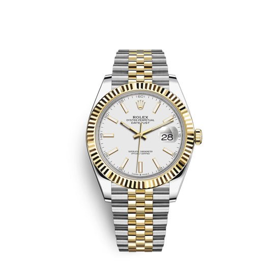 Rolex Replica Watch Datejust 41, 18k Yellow Gold and Stainless Steel, 41mm, 126333-0016