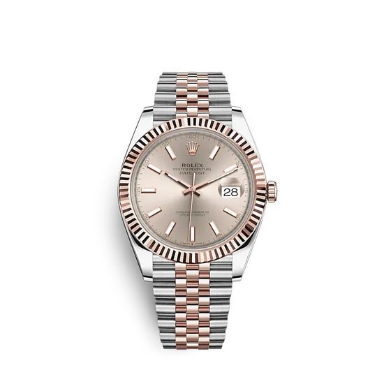 Rolex Replica Watch Datejust 41 Oystersteel and Everose gold 126331-0010
