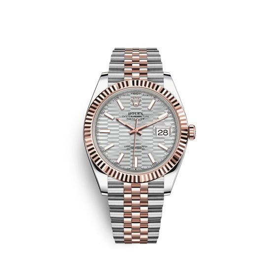 Rolex Replica Watch Datejust 41mm, Oystersteel and 18k Everose Gold, 126331-0018