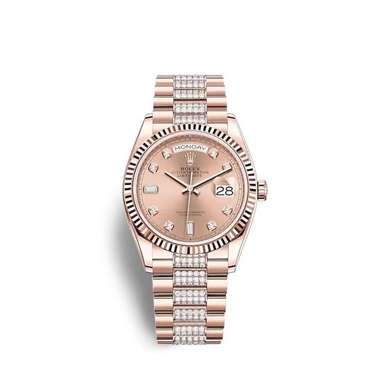 Rolex Replica Watch Day-Date 36 Everose gold 128235-0019