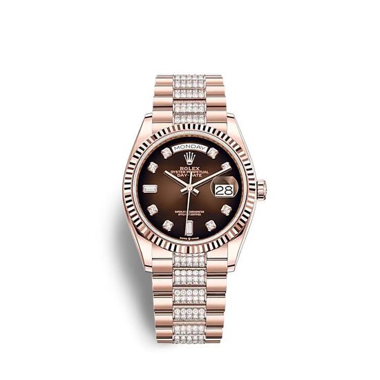 Rolex Replica Watch Day-Date 36 Everose gold 128235-0038