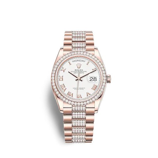 Rolex Replica Watch Day-Date 36 Everose gold 128345RBR-0055