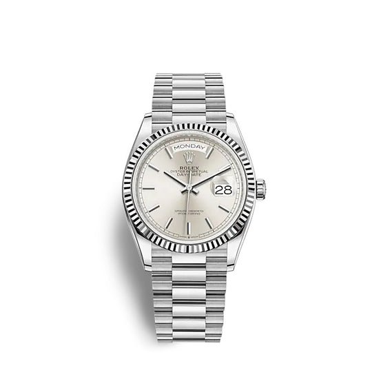 Rolex Replica Watch Day-Date 36 White gold 128239-0005