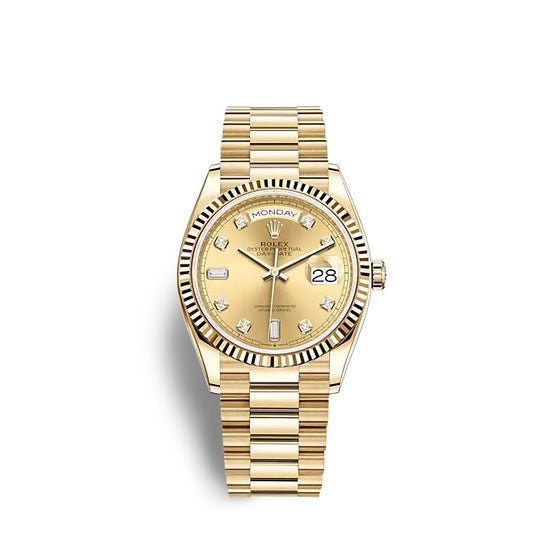 Rolex Replica Watch Day-Date 36 Yellow gold, 128238-0008