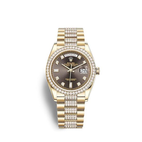 Rolex Replica Watch Day-Date 36 Yellow gold 128348RBR-0007
