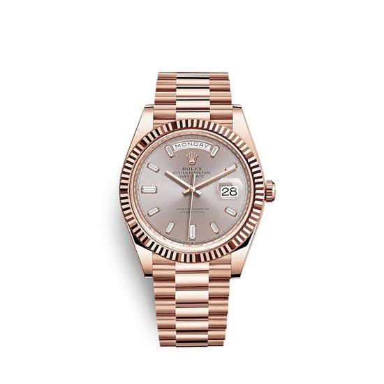 Rolex Replica Watch Day-Date 40 18 ct Everose gold 228235-0004