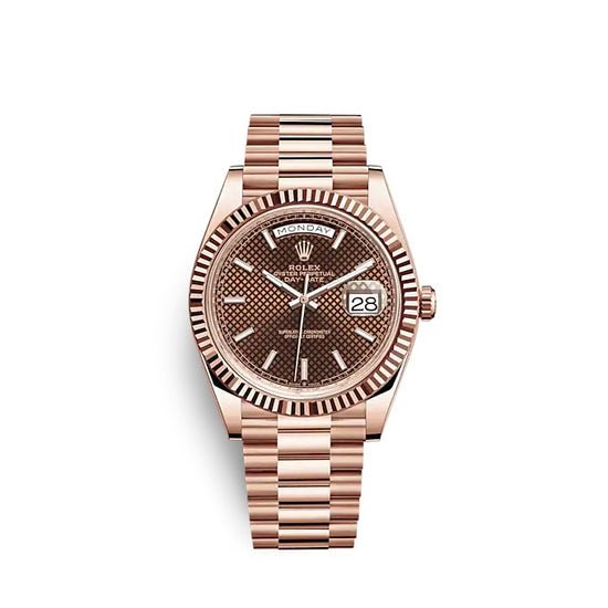 Rolex Replica Watch Day-Date 40 Everose gold 228235-0006