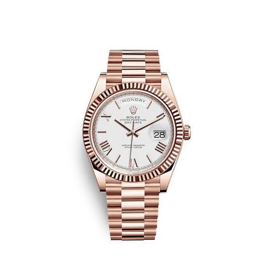 Rolex Replica Watch Day-Date 40 Everose gold 228235-0032