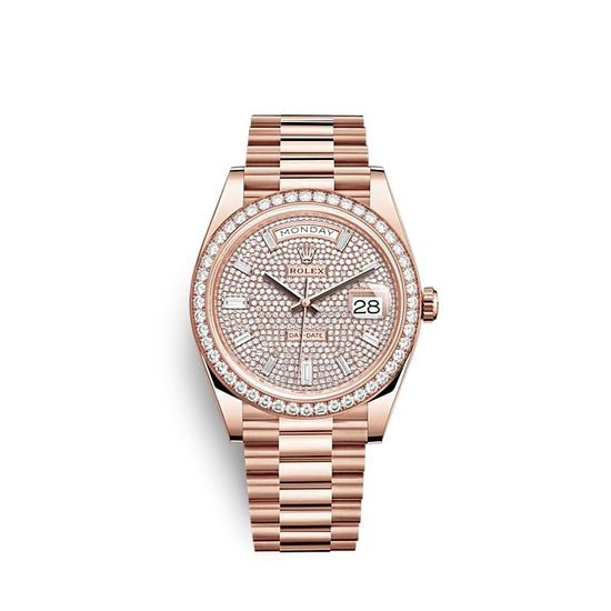 Rolex Replica Watch Day-Date 40 Everose gold 228345RBR-0002