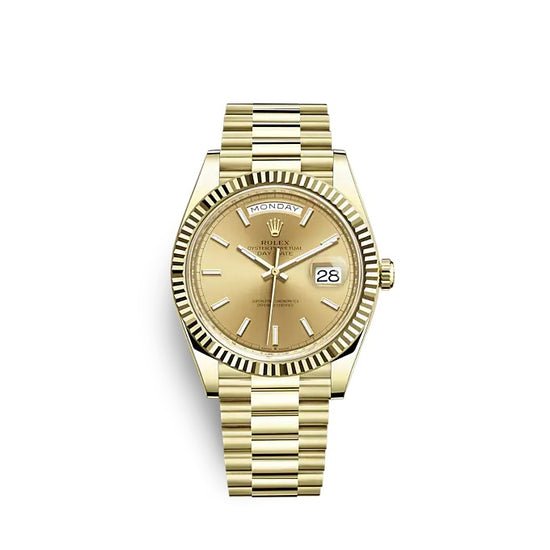 Rolex Replica Watch Day-Date 40 Yellow gold 228238-0003