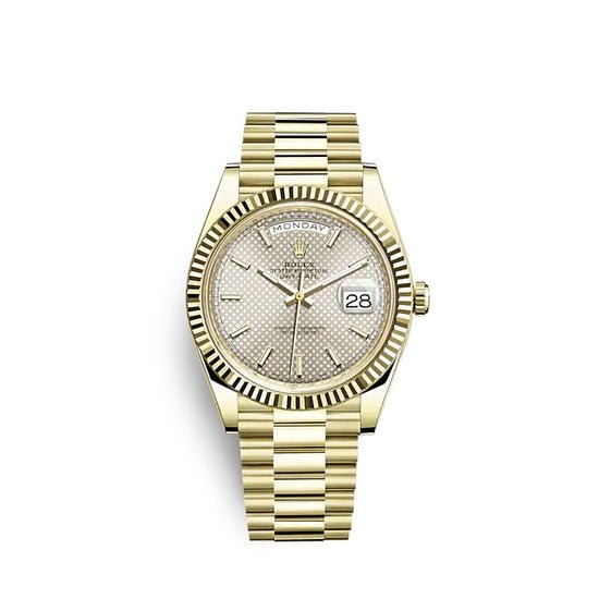 Rolex Replica Watch Day-Date 40 Yellow gold 228238-0008