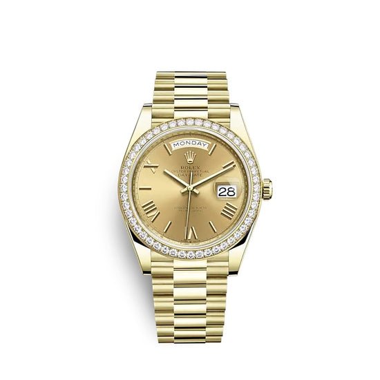 Rolex Replica Watch Day-Date 40 Yellow gold 228348RBR-0003