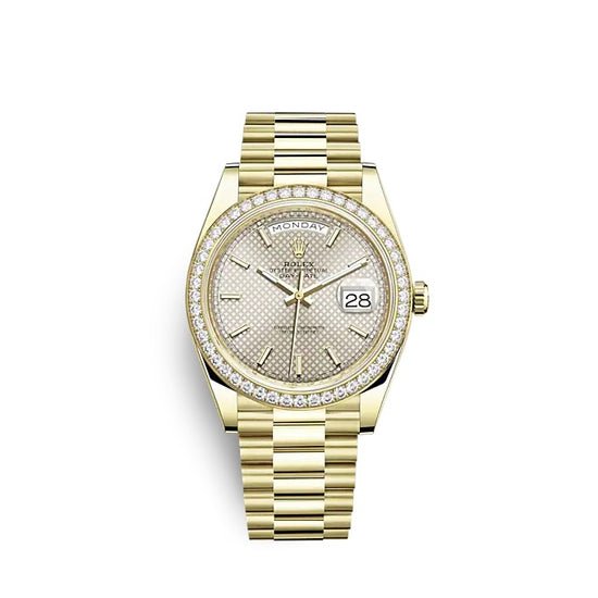 Rolex Replica Watch Day-Date 40 Yellow gold 228348RBR-0005