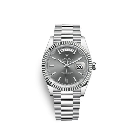 Rolex Replica Watch Day-Date, 40mm, Platinum, 228236-0013