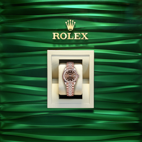 Rolex Replica Watch Lady-Datejust 28, 18k Everose Gold, 279175-0010