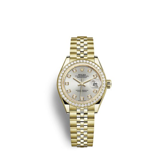 Rolex Replica Watch Lady-Datejust 28, 18kt Yellow Gold and diamonds, 279138RBR-0020