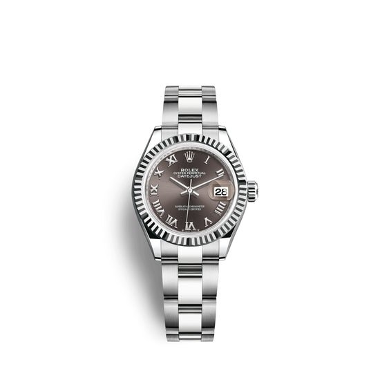 Rolex Replica Watch Lady-Datejust 28, Oystersteel and 18k White Gold, 279174-0014