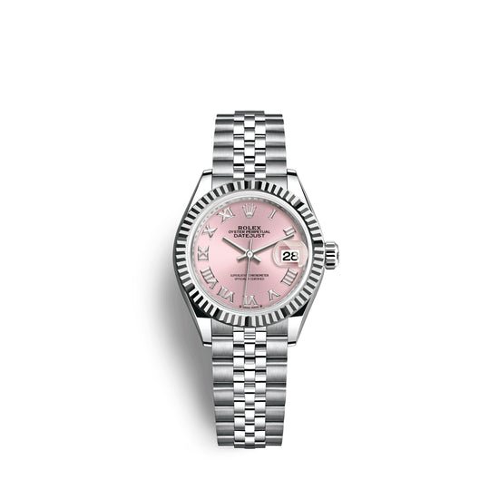 Rolex Replica Watch Lady-Datejust 28, Oystersteel and 18k White Gold, 279174-0017