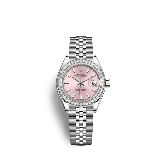 Rolex Replica Watch Lady-Datejust 28, Oystersteel and 18k White Gold, 279384RBR-0001