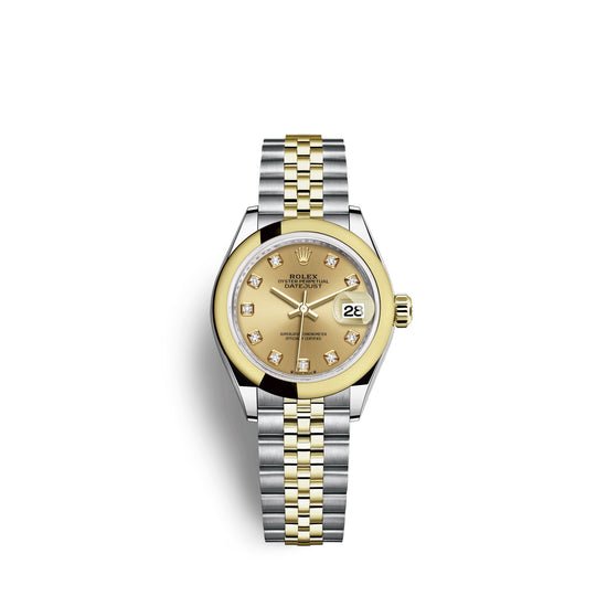 Rolex Replica Watch Lady-Datejust 28, Oystersteel and 18k Yellow Gold, 279163-0011