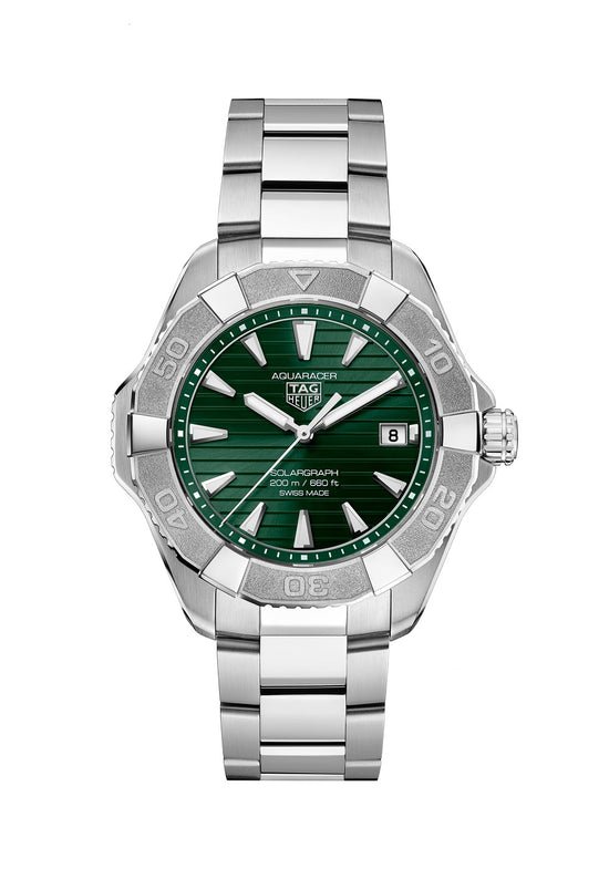 TAG Heuer Aquaracer Professional 200 Solargraph, Solar Quartz, Stainless Steel, 40mm, WBP1118.BA0047