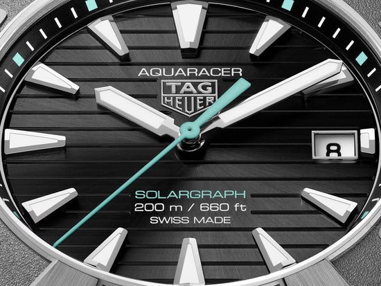 TAG Heuer Aquaracer Professional 200 Solargraph, Solar Quartz, Titanium, 40mm, WBP1184.BF0008