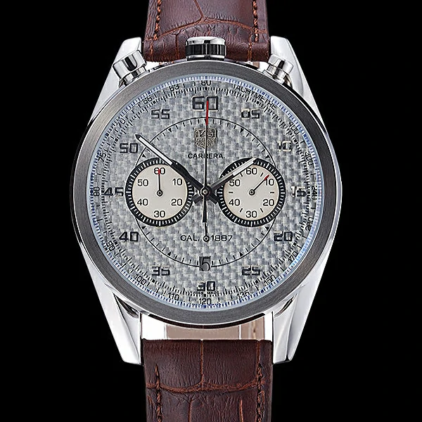 Tag Heuer Carrera Calibre 1887 Chronograph Brown Strap new59972