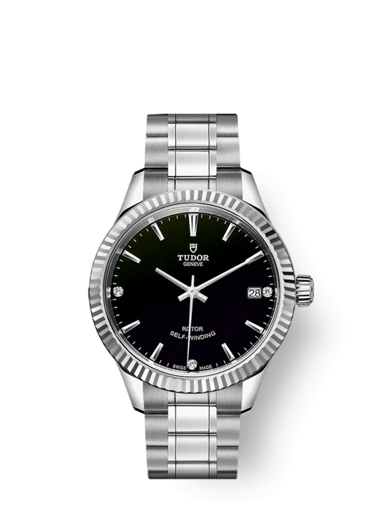 Tudor Replica Watch Style, Stainless Steel and Diamond-set, 34mm, M12310-0009