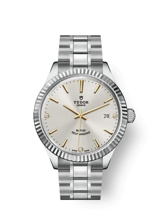 Tudor Replica Watch Style, Stainless Steel and Diamond-set, 38mm, M12510-0011