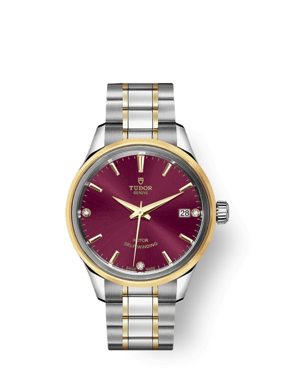 Tudor Replica Watch Style, Stainless Steel and Yellow Gold with Diamond-set 34mm, M12303-0015