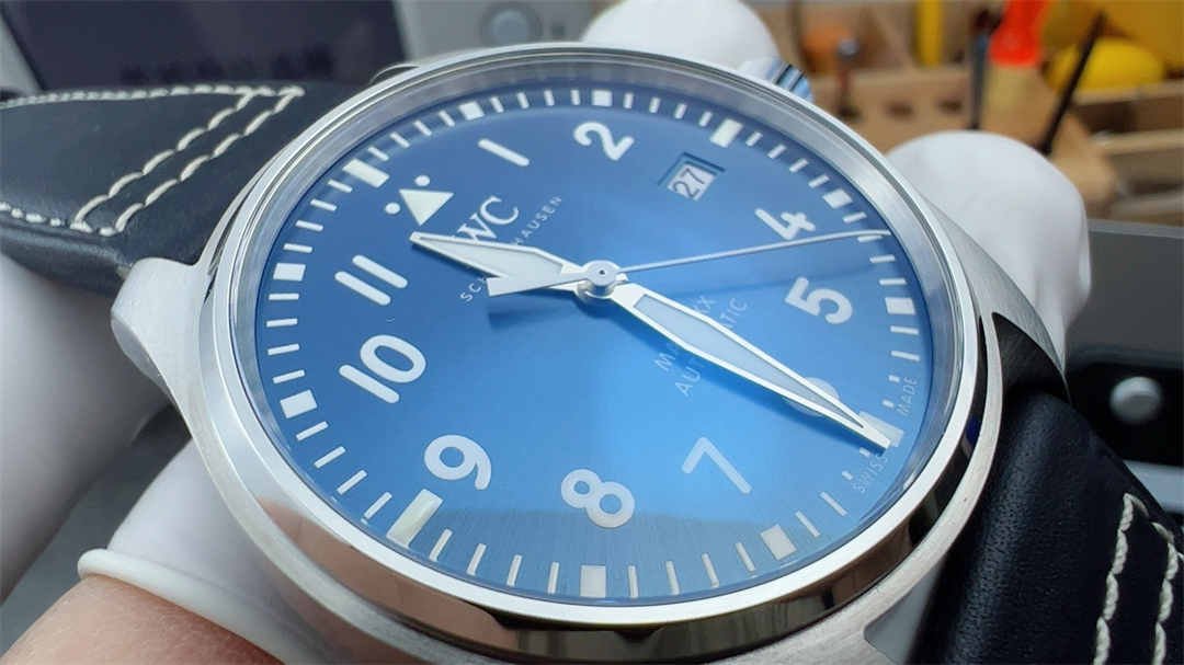 V7 IWC Mark XX Blue Dial – Premium Replica Pilot Watch with Sapphire Crystal & Automatic Movement